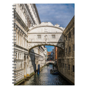 Seufzerbrücke, Venezia, Italien Notizblock