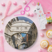 Seufzerbrücke, Venezia, Italien Pappteller (Party)