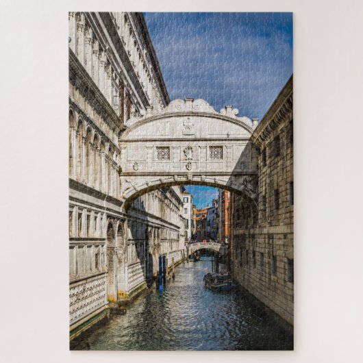Seufzerbrücke, Venezia, Italien Puzzle (Vertikal)