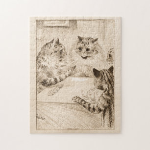 Seufzerbrücke von Louis Wain Puzzle