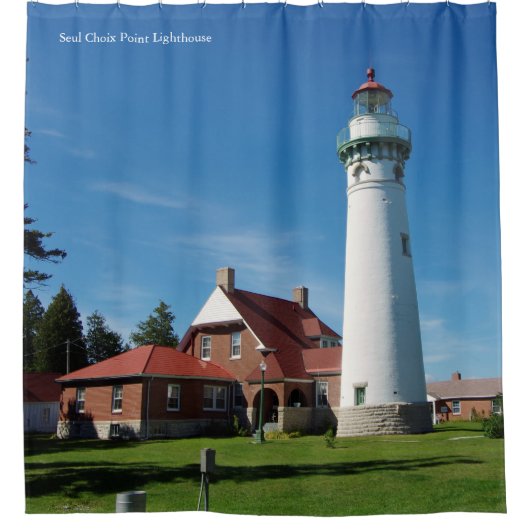 Seul Choix Point Lighthouse Duschvorhang (Vorderseite)