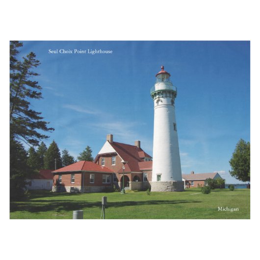 Seul Choix Point Lighthouse tablecloth Tischdecke (Vorderseite (Horizontal))