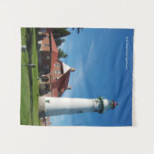 Seul Choix Point Lighthouse Tapestation Wandteppich (Vorderseite (Horizontal))