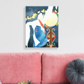 Seung Mu, koreanischer Mönchtanz Leinwanddruck (Insitu (Wohnzimmer))