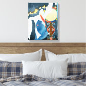 Seung Mu, koreanischer Mönchtanz Leinwanddruck (Insitu (Schlafzimmer))