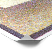 Seurat Channel Gravelines Abend Poster (Ecke)