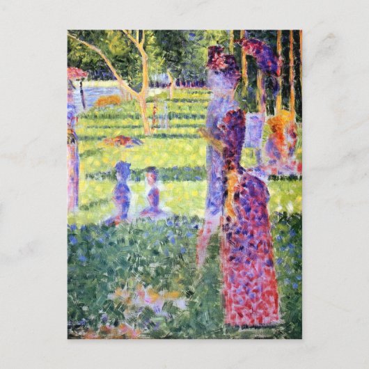 Seurat: Das Paar Postkarte (Vorderseite)