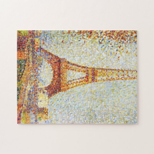 Seurat: Der Eiffelturm Puzzle (Horizontal)