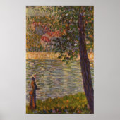 Seurat: Der Morgenspaziergang (Seine in Courbevoie Poster (Vorne)
