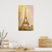 Seurat Eiffel Tower Poster (Küche)