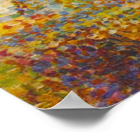 Seurat Eiffel Tower Poster (Ecke)