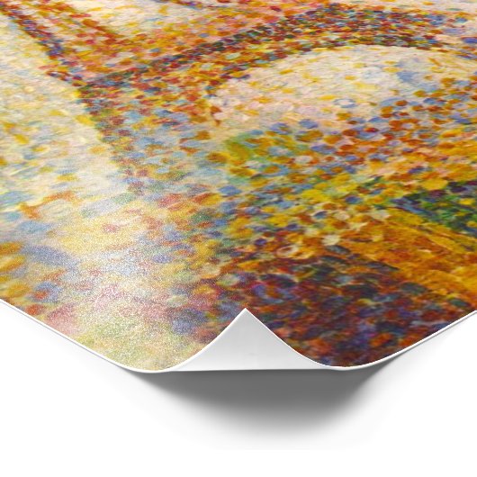 Seurat Eiffel Tower Print Fotodruck (Ecke)