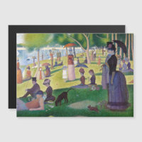 Seurat - Ein Sonntag auf der Magnetkarte La Grande