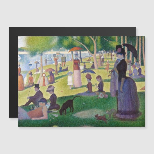 Seurat - Ein Sonntag auf der Magnetkarte La Grande (Vorne/Hinten)