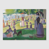 Seurat - Ein Sonntag auf der Magnetkarte La Grande (Vorderseite)