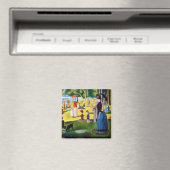 Seurat: Ein Sonntag in La Grande Jatte Magnet (In Situ (Geschirrspüler))