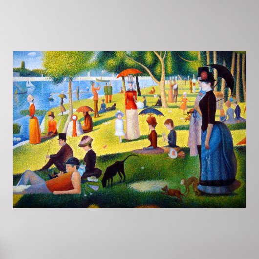 Seurat: Ein Sonntag in La Grande Jatte Poster (Vorne)