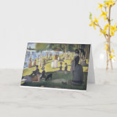 Seurat Karte (Gelbe Blume)