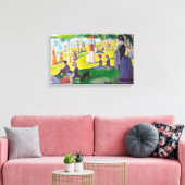 Seurat La Grande Jatte Canvas Print Leinwanddruck (Insitu (Wohnzimmer))