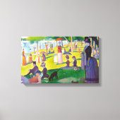 Seurat La Grande Jatte Canvas Print Leinwanddruck (Vorderseite)