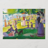 Seurat La Grande Jatte Einladungen