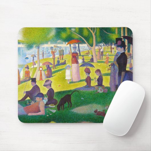 Seurat La Grande Jatte Mouse Pad Mousepad (Mit Mouse)