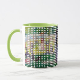 Seurat "La Grande Jatte" Pixel dot Tasse