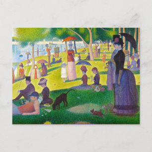 Seurat La Grande Jatte Postkarte
