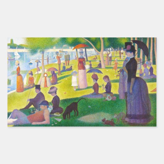Seurat La Grande Jatte Stickers (Vorderseite)