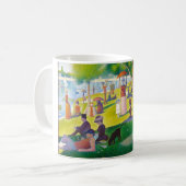 Seurat La Grande Jatte Tasse (Vorderseite Links)