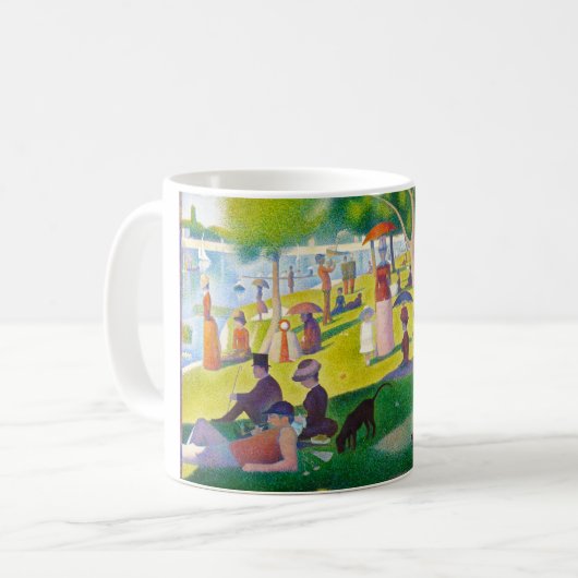 Seurat La Grande Jatte Tasse (Vorderseite Links)