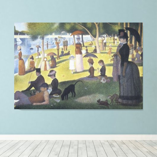 Seurat Leinwanddruck (Insitu (Holzboden))