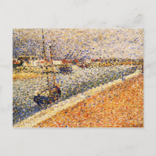 Seurat Painting Postkarte