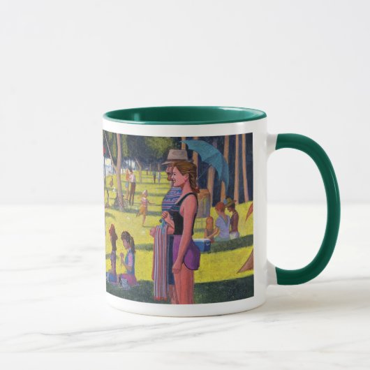 Seurat Parodie-Tasse Tasse (Rechts)