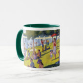 Seurat Parodie-Tasse Tasse (Vorderseite Links)