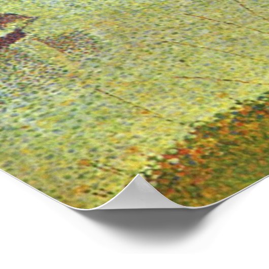 Seurat Port-en-Bessin Harbor Poster (Ecke)