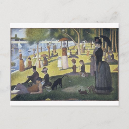 Seurat Postkarte (Vorderseite)