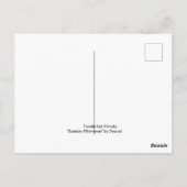 Seurat Sonntag Nachmittag Parody Cat Art Postkarte (Rückseite)