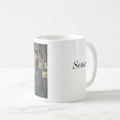 Seurat Tasse feiner Kunst (VorderseiteRechts)
