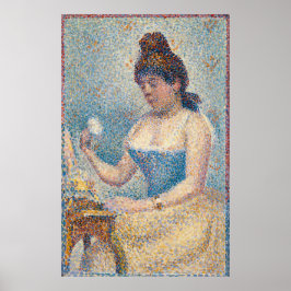 Seurat Woman Powdering sich selbst Poster