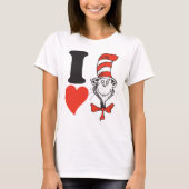 Seuss Valentine| Ich höre die Katze im Hut T-Shirt (Vorderseite)