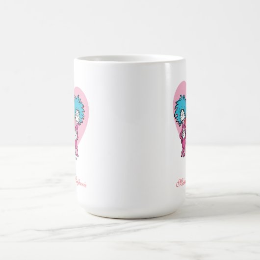 Seuss Valentine| Sache 1 Sache 2 Kaffeetasse (Mittel)