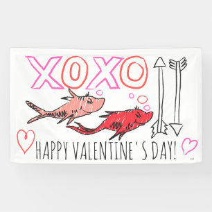 Seuss Valentine XOXO Design Banner