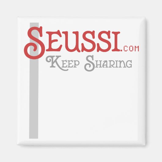 Seussi Sticker 2 Magnet (Vorne)