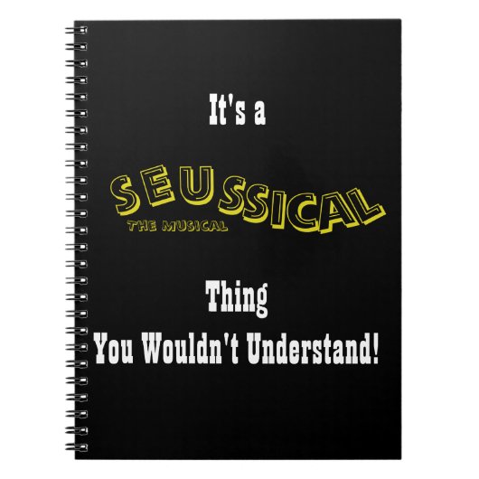 Seussical Journal Notizblock (Vorderseite)
