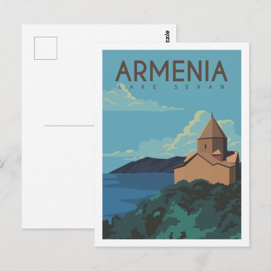 Sevan Armenia - Paradies für Ausflüge Postkarte (Vorne/Hinten)