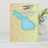 Sevan Armenien-Karte (Stehend Vorderseite)