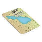 Sevan Armenien-Karte Magnet (Rechte Seite)