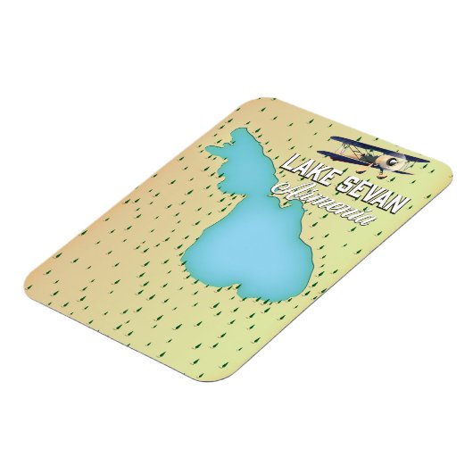 Sevan Armenien-Karte Magnet (Linke Seite)