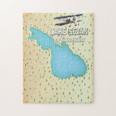 Sevan Armenien-Karte Puzzle (Vertikal)